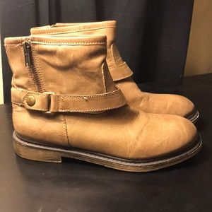 Tan Forever21 Booties